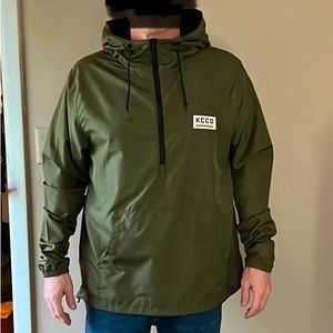 Keep Calm Chive On lightweight wind/rain blocker, NWOT